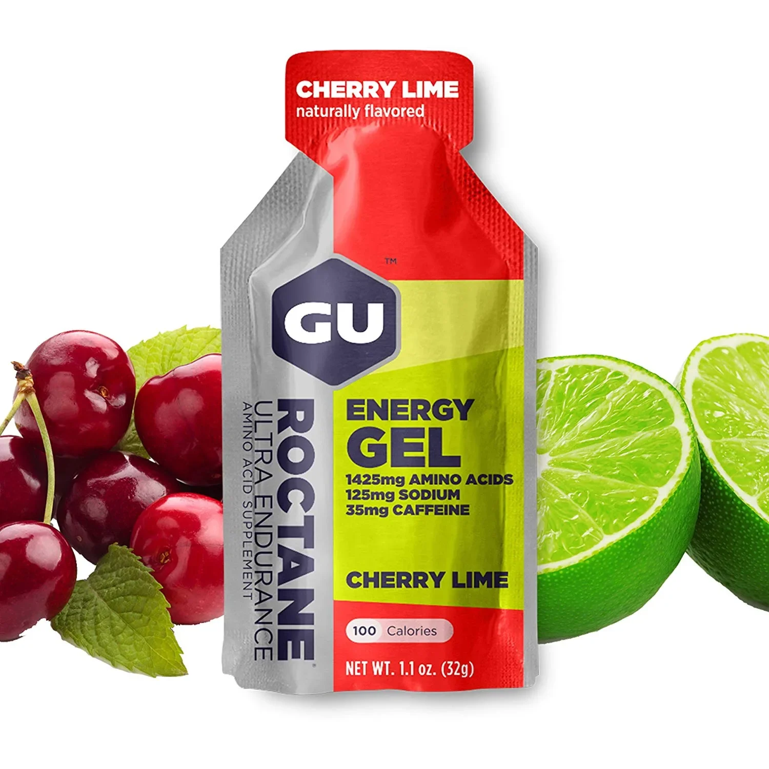 Φωτογραφία προϊόντος: GR GU Roctane Energy Gel Cherry Lime 32g έως 12 άτοκες δόσεις ή 24 δόσεις
