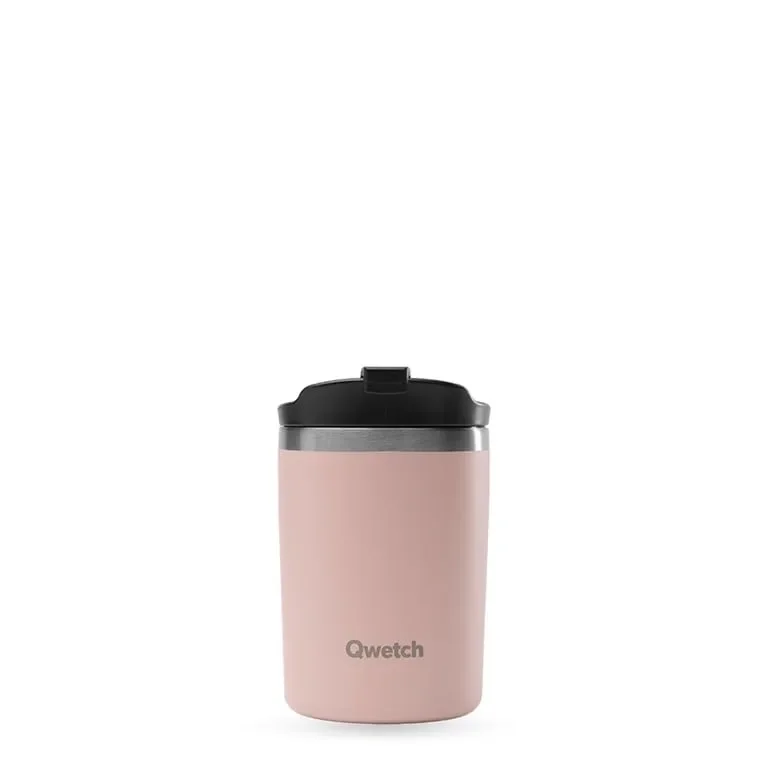 Φωτογραφία προϊόντος: GR Qwetch Insulated Travel Mug Pastel Pink 240ml έως 12 άτοκες δόσεις ή 24 δόσεις