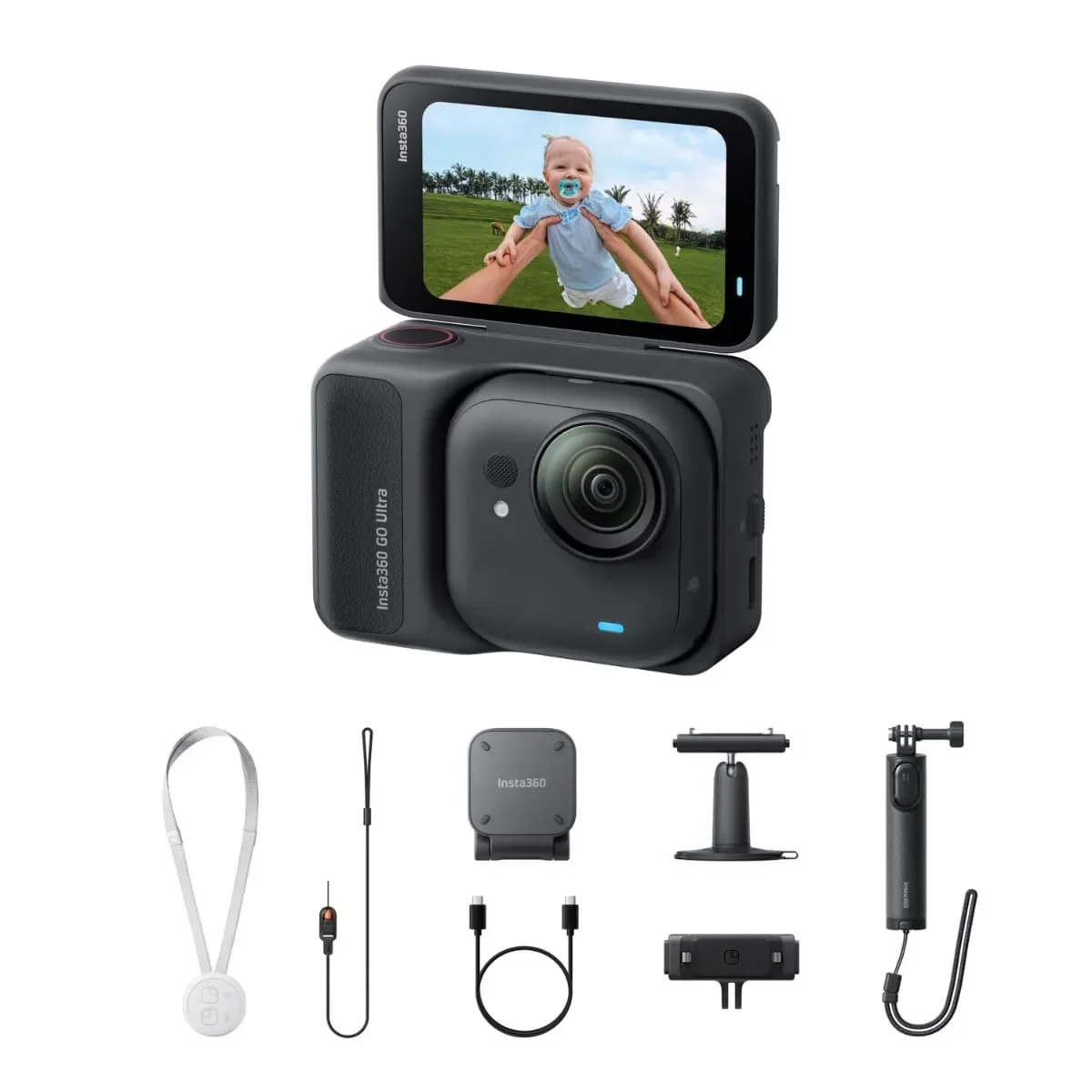 Φωτογραφία προϊόντος: GR Insta360 GO Ultra Creator Bundle Midnight Black έως 12 άτοκες δόσεις ή 24 δόσεις