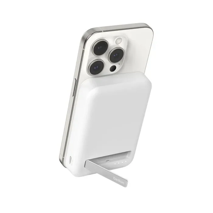 Φωτογραφία προϊόντος: GR Belkin BoostCharge Pro Magnetic Power Bank with Qi2 15W 8K White έως 12 άτοκες δόσεις ή 24 δόσεις