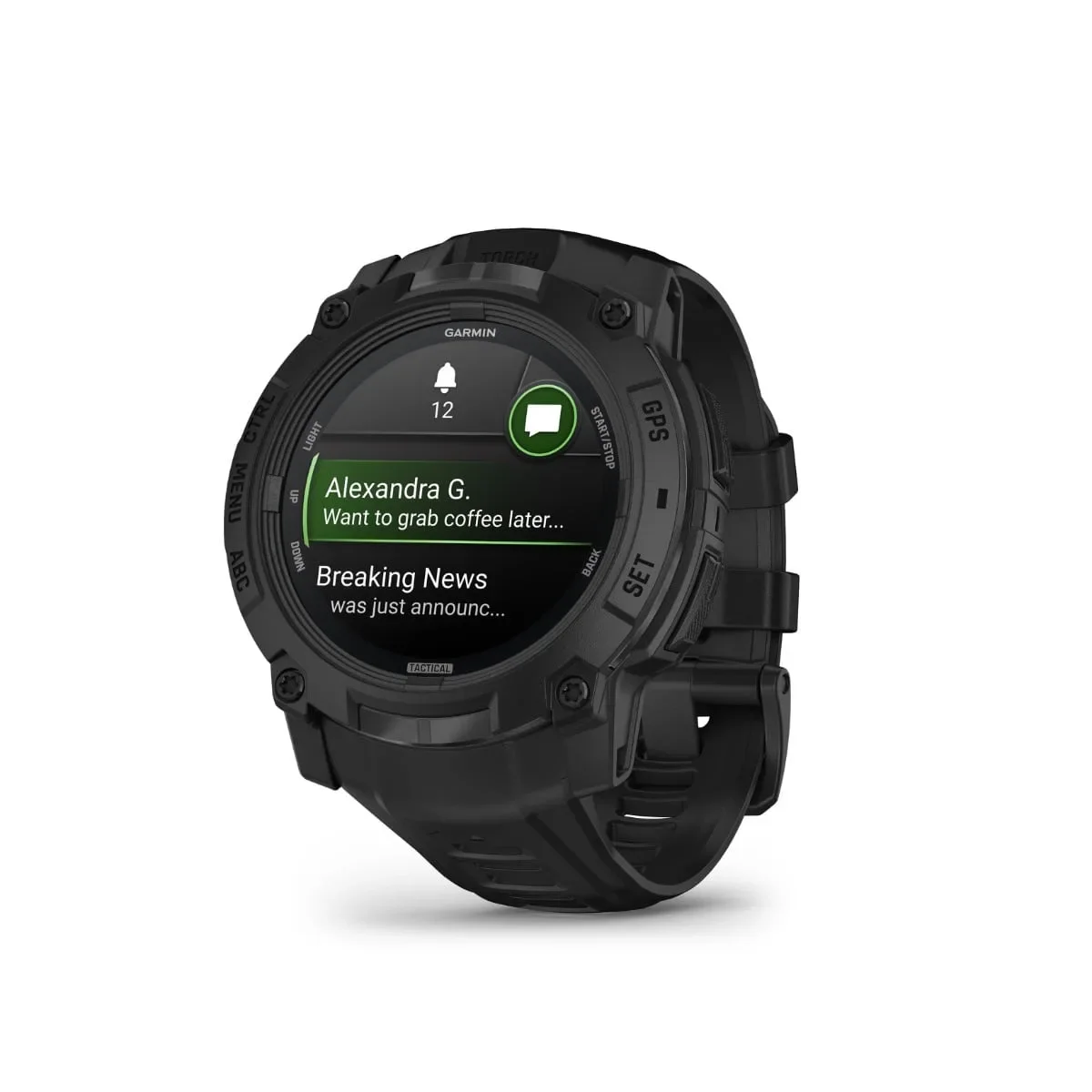 Φωτογραφία προϊόντος: GR Garmin Instinct 3 Amoled 50mm Tactical Black έως 24 άτοκες δόσεις