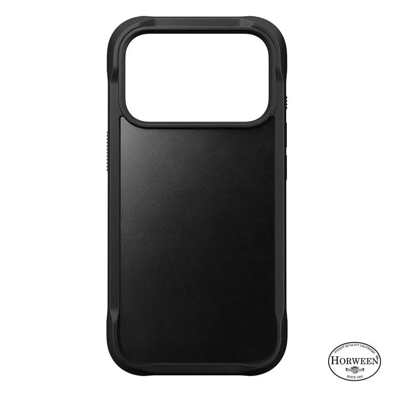 Φωτογραφία προϊόντος: GR Nomad Rugged Horween Leather Case for iPhone 17 Pro Black έως 12 άτοκες δόσεις ή 24 δόσεις