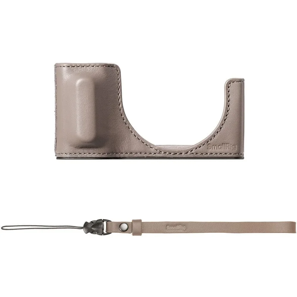 Φωτογραφία προϊόντος: SmallRig Leather Half-Case with Wrist Strap for Ricoh GR IV Gray έως 12 άτοκες δόσεις ή 24 δόσεις