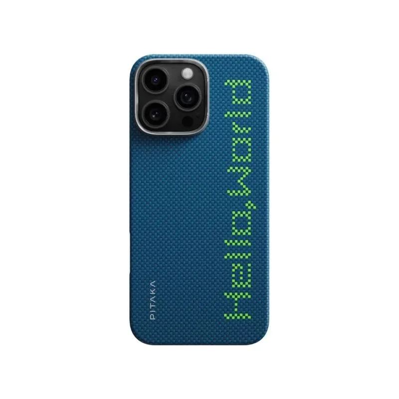 Φωτογραφία προϊόντος: GR Pitaka Tactile Woven Case Hello World for Apple iPhone 16 Pro έως 12 άτοκες δόσεις ή 24 δόσεις