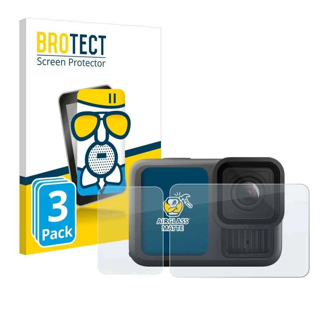 Φωτογραφία προϊόντος: GR Brotect AirGlass Matte Glass Screen Protector for GoPro Hero 13 Black (3pcs) έως 12 άτοκες δόσεις ή 24 δόσεις