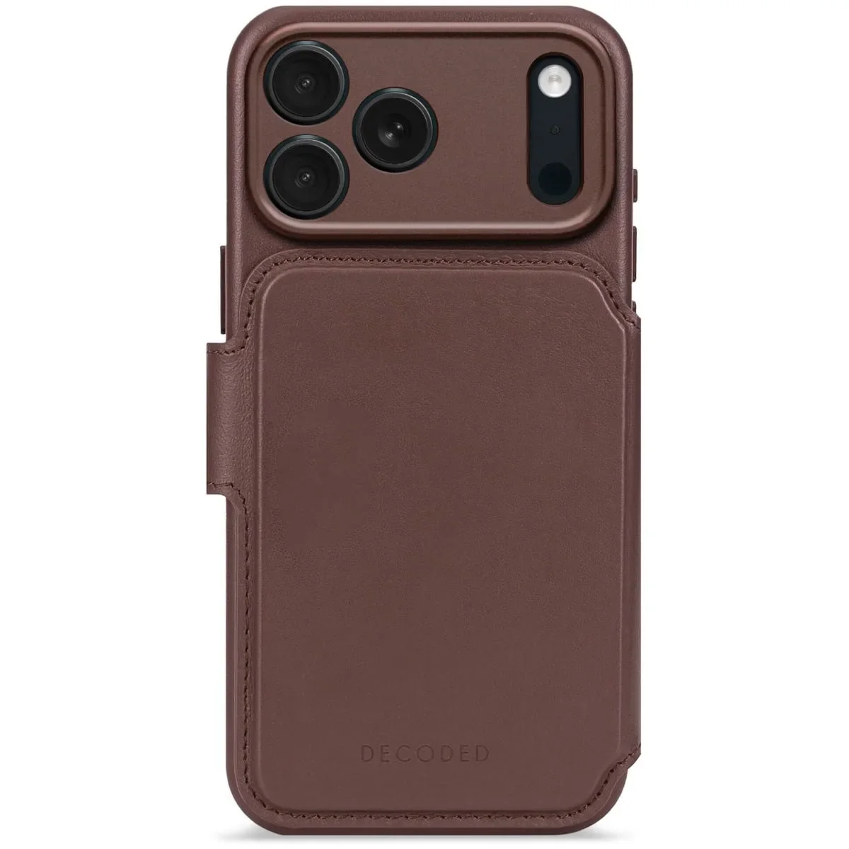 Φωτογραφία προϊόντος: GR Decoded Leather Detachable Wallet for iPhone 17 Pro Max Brown έως 12 άτοκες δόσεις ή 24 δόσεις