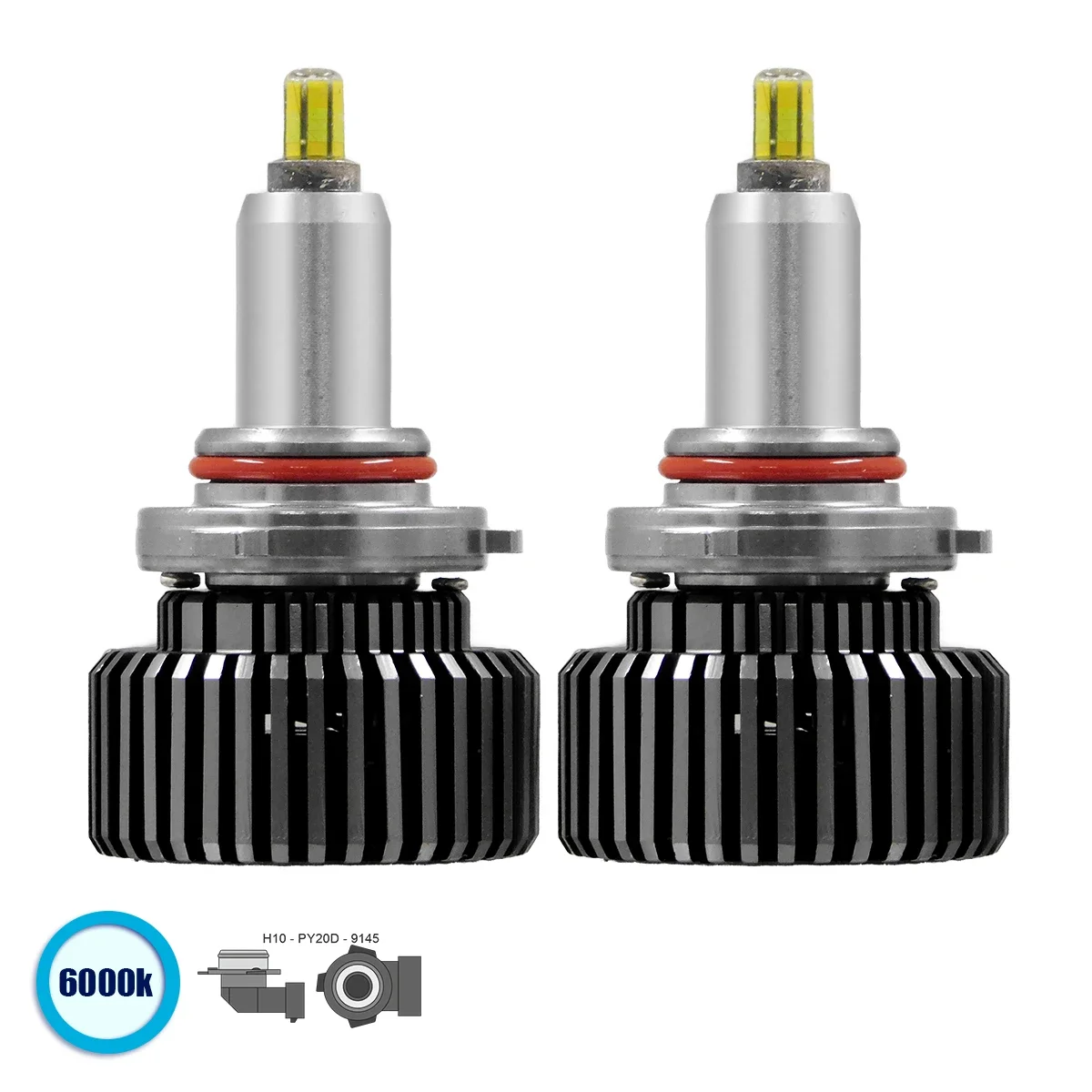 Φωτογραφία προϊόντος: GloboStar® GloboStar H10 360° KIT Βασικού Φωτισμού Αυτοκινήτου - Φορτηγού 3rd Gen CanBus LED CREE CXB COB 120W 16800lm DC 9-32V Αδιάβροχο IP66 Ψυχρό 6000K