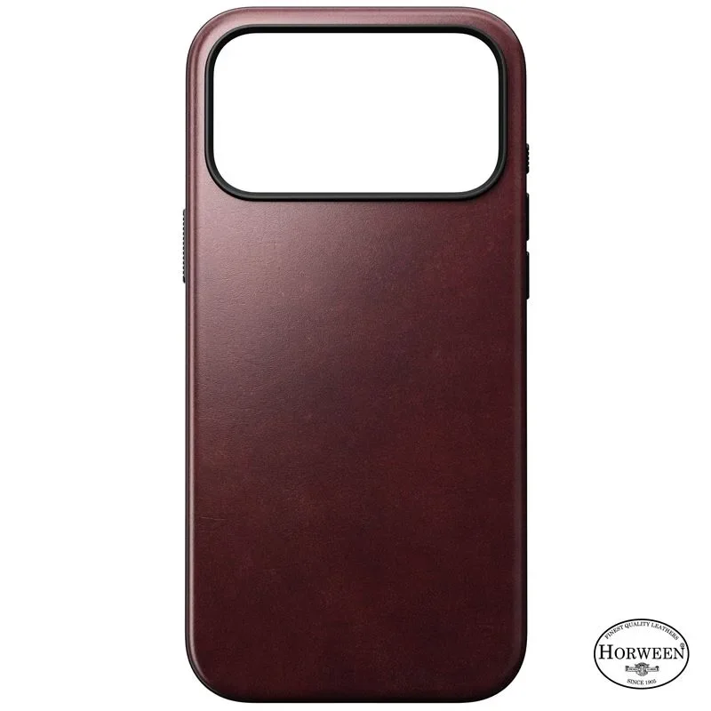 Φωτογραφία προϊόντος: GR Nomad Modern Horween Leather Case for iPhone 17 Pro Max Burgundy έως 12 άτοκες δόσεις ή 24 δόσεις