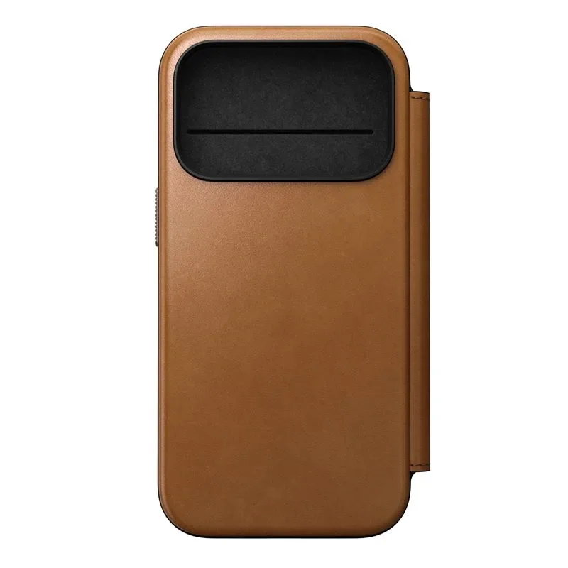 Φωτογραφία προϊόντος: GR Nomad Modern Leather Folio for iPhone 17 Pro English Tan έως 12 άτοκες δόσεις ή 24 δόσεις