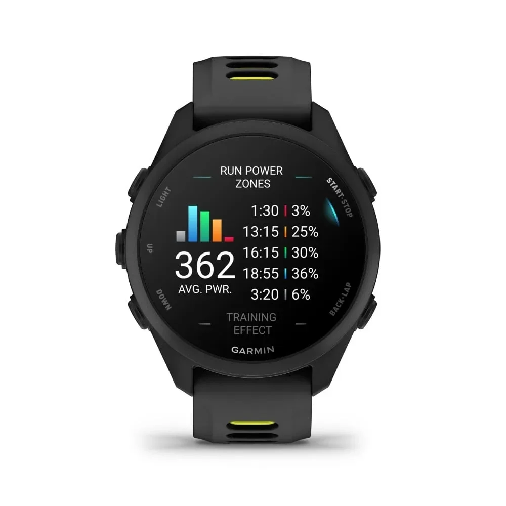 Φωτογραφία προϊόντος: GR Garmin Forerunner 170 Black with Amp Yellow έως 12 άτοκες δόσεις ή 24 δόσεις