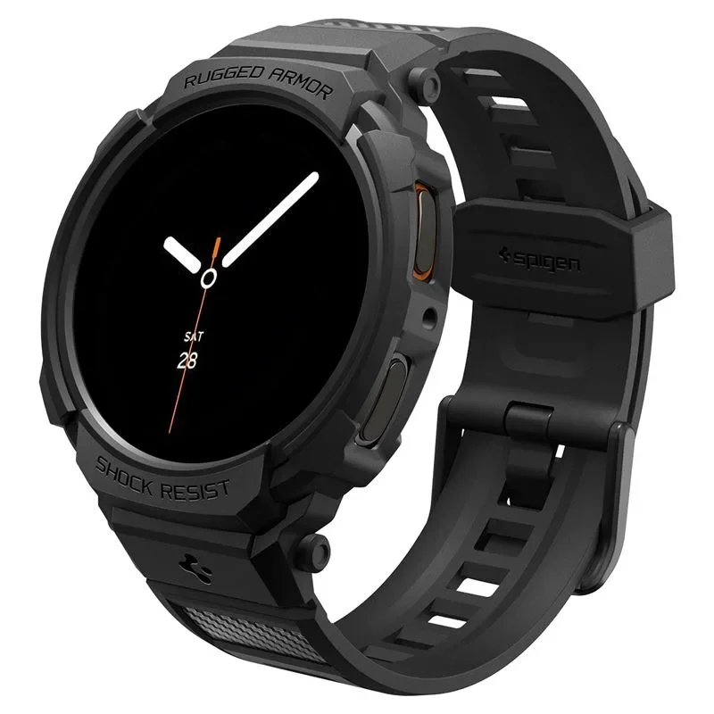Φωτογραφία προϊόντος: GR Spigen Rugged Armor Pro For Galaxy Watch8 (40mm) Matte Black έως 12 άτοκες δόσεις ή 24 δόσεις