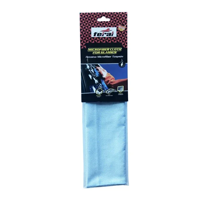 Φωτογραφία προϊόντος: Πετσέτα καθαρισμού microfiber ειδική για τζάμια επαγγελματική Feral 40x40cm 1 τεμάχιο