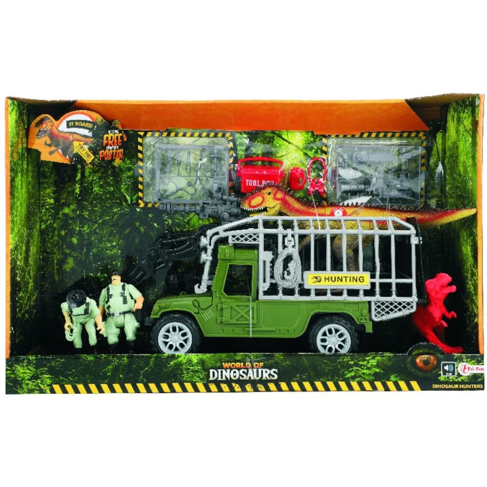 Φωτογραφία προϊόντος: Toi-Toys WORLD OF DINOSAURS XXL ΣΕΤ ΜΕ ΔΕΙΝΟΣΑΥΡΟΥΣ ΜΕ ΗΧΟ, ΚΥΝΗΓΕΤΙΚΟ ΤΖΙΠ +amp; ΑΞΕΣΟΥΑΡ