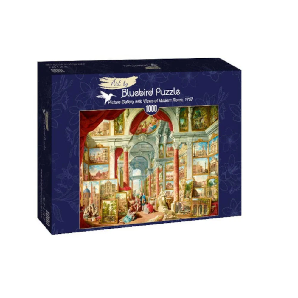 Φωτογραφία προϊόντος: Bluebird Puzzle- 60075- Panini-Γκαλερί εικόνων με θέα στη σύγχρονη Ρώμη, 1757 - Παζλ 1000 pieces