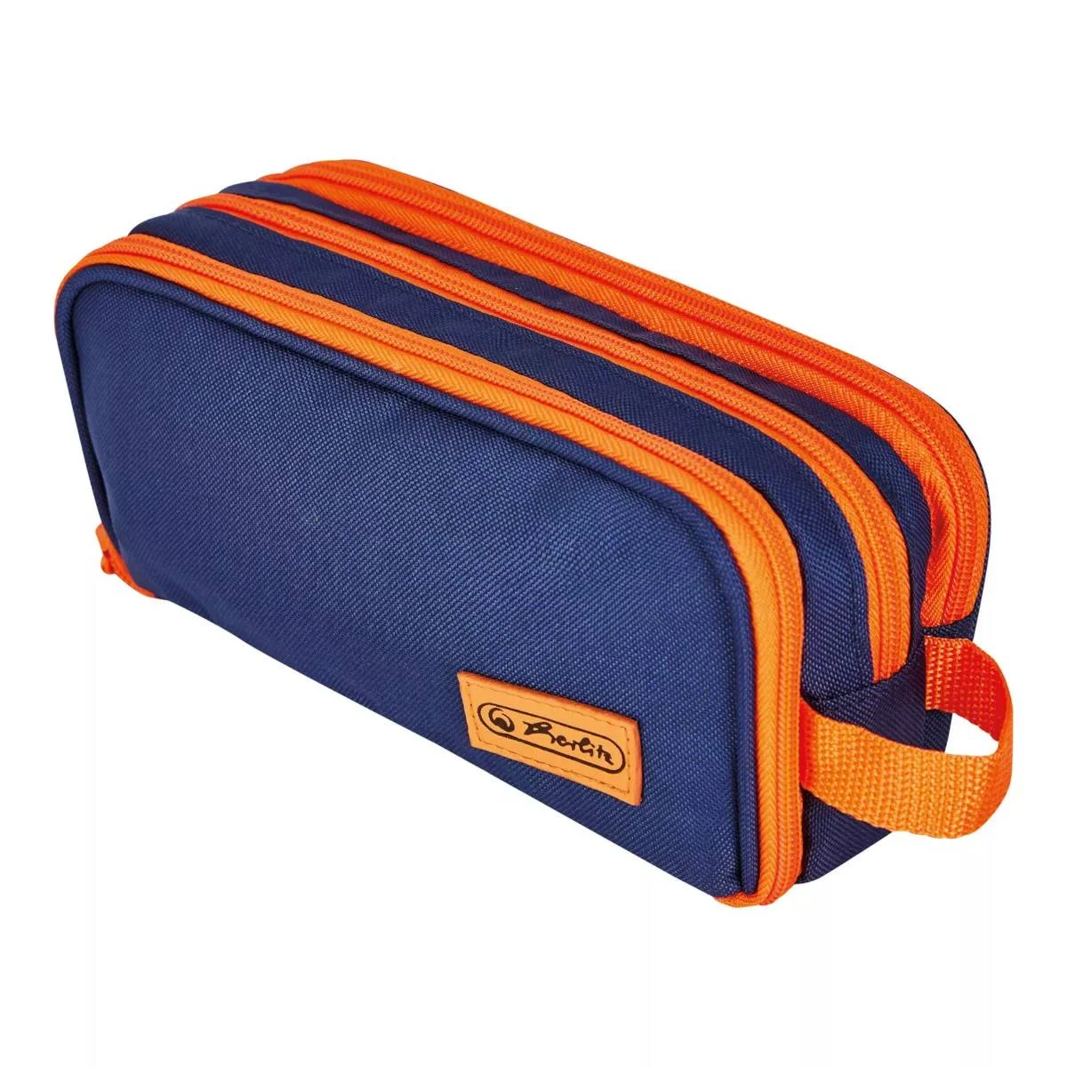 Φωτογραφία προϊόντος: Herlitz Κασετίνα Διπλή Neon uni Blue Orange 23,5x11cm