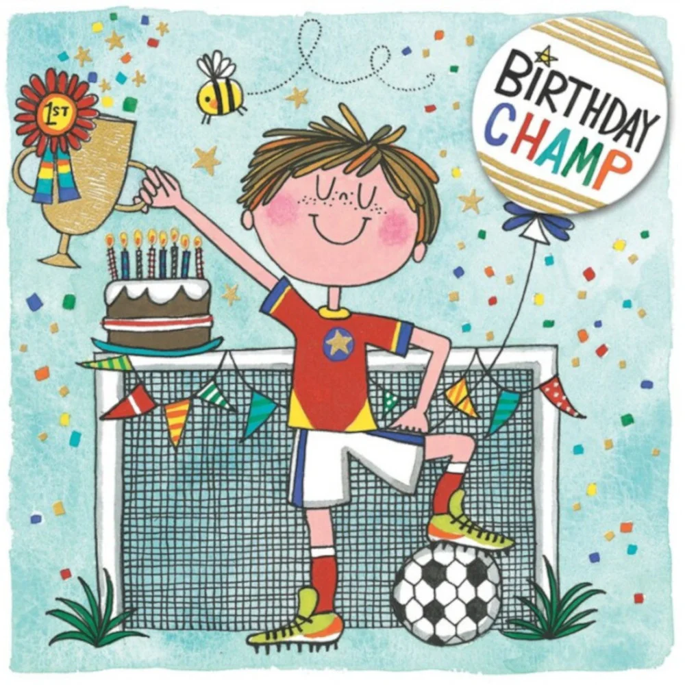 Φωτογραφία προϊόντος: ΚΑΡΤΑ R.E.D.birthday Football Boy