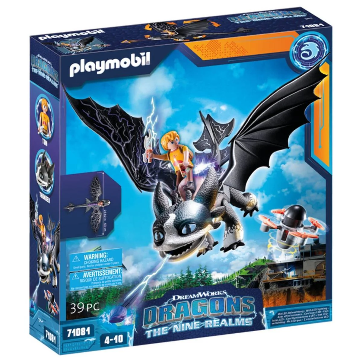 Φωτογραφία προϊόντος: Playmobil 71081 Dragons: The Nine Realms - Thunder και Tom