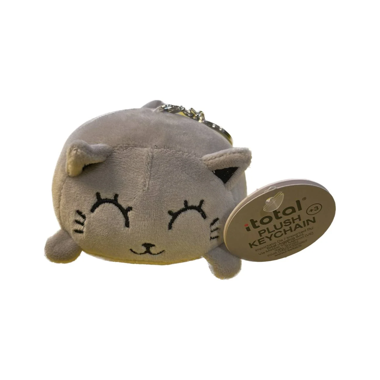 Φωτογραφία προϊόντος: i-TOTAL ΜΠΡΕΛΟΚ TOTAL GIFT PLUSH FARM GREY CAT