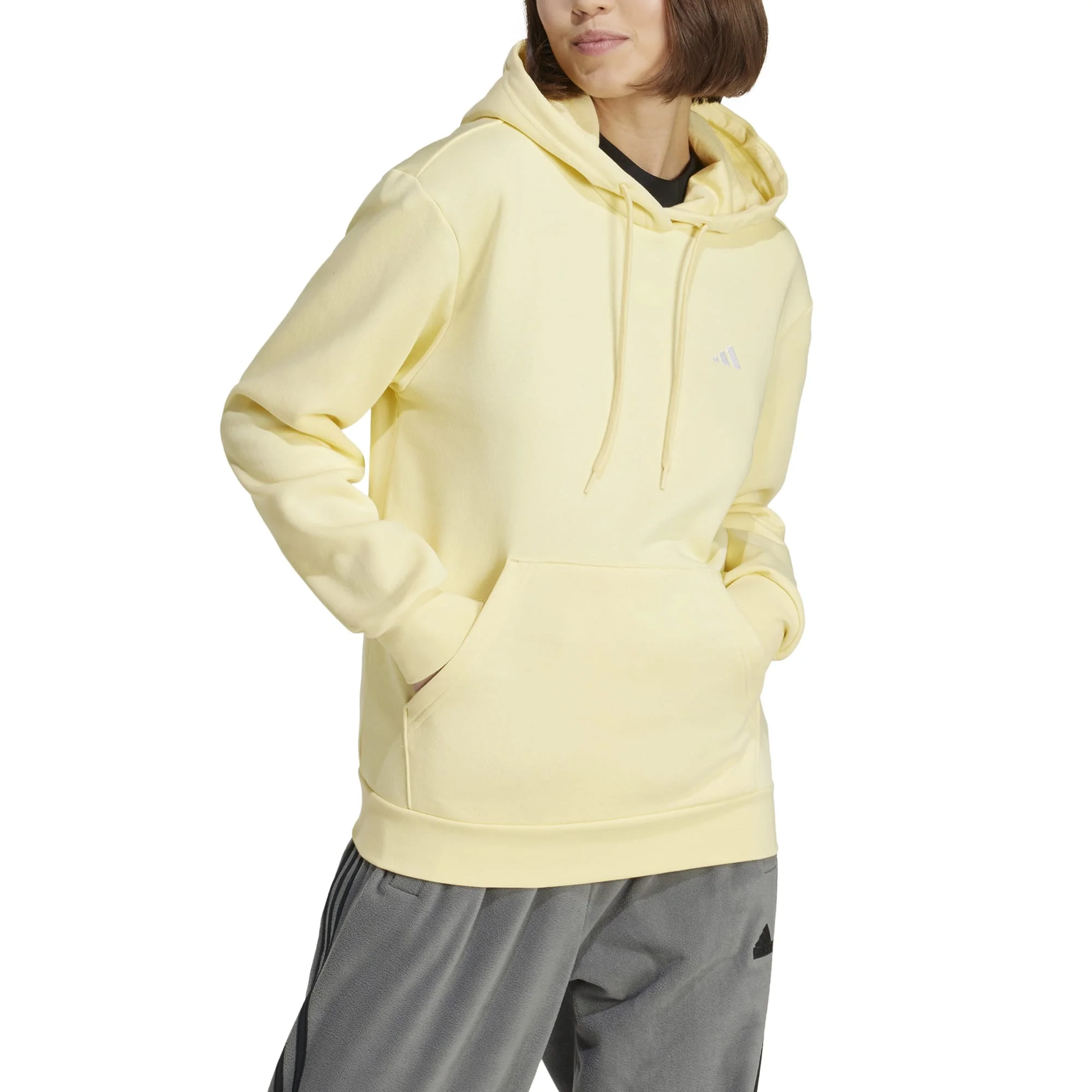 Φωτογραφία προϊόντος: Adidas Essentials Small Logo Feel Cozy Hoodie IY1650 Κίτρινο