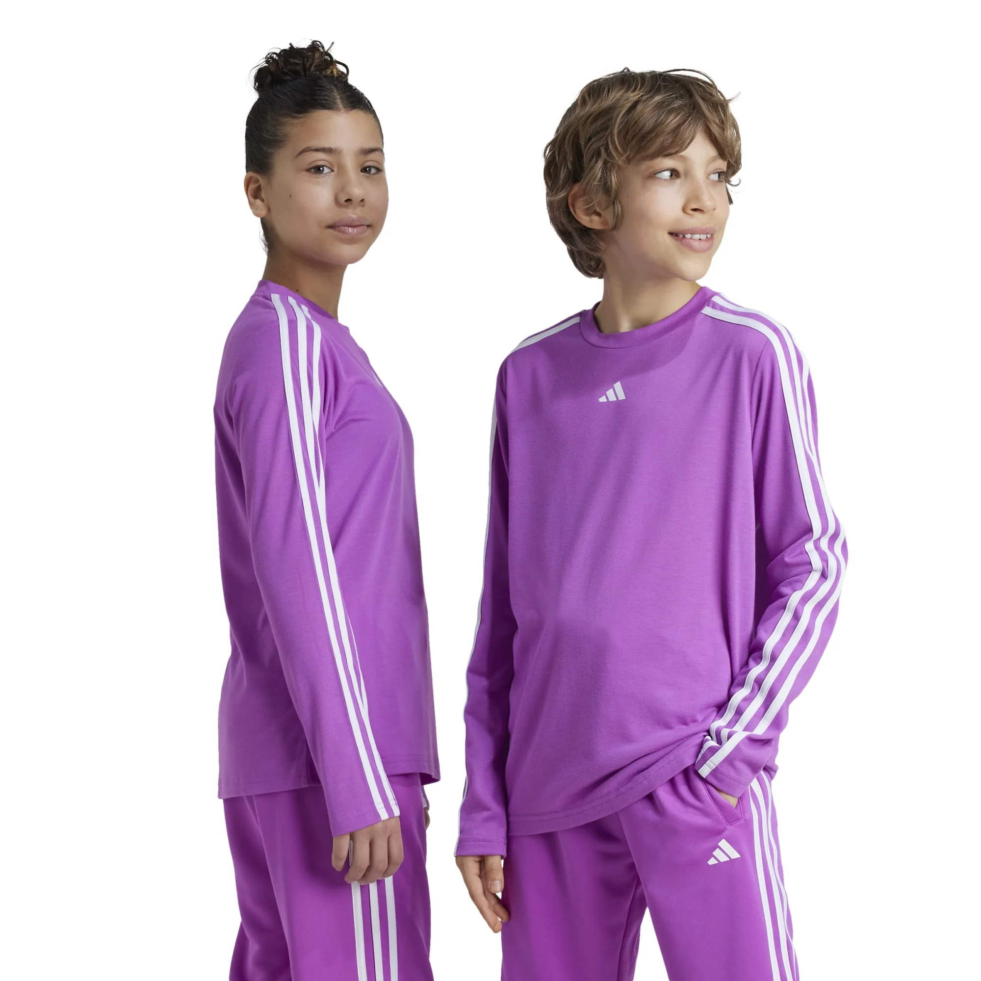 Φωτογραφία προϊόντος: Adidas Train Essentials Logo Regular Fit Longs Sleeve Tee Kids IW0847 Μωβ