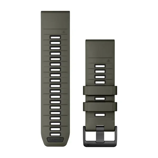Φωτογραφία προϊόντος: GR Garmin QuickFit 26 Silicone Bands Olive Drab and Black with Black έως 12 άτοκες δόσεις ή 24 δόσεις
