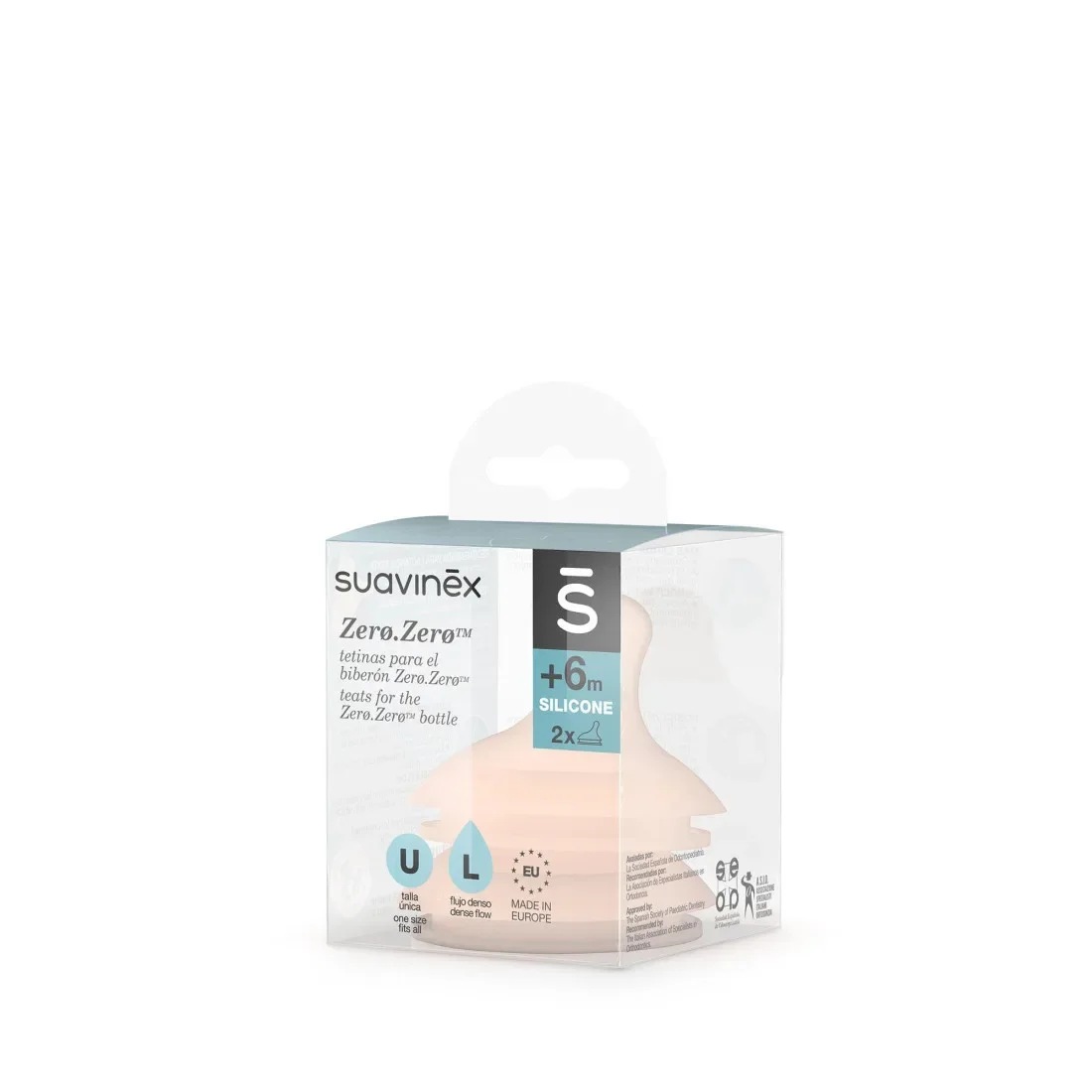 Φωτογραφία προϊόντος: Θηλή Anti Colic Zero Γρήγορη Ροή +6μ 2τεμ Suavinex