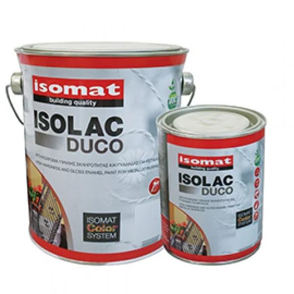 Φωτογραφία προϊόντος: ISOLAC DUCO SATIN 0,75 LT ISOMAT Ντουκόχρωμα υψηλής σκληρότητας για μέταλλα μαυρο