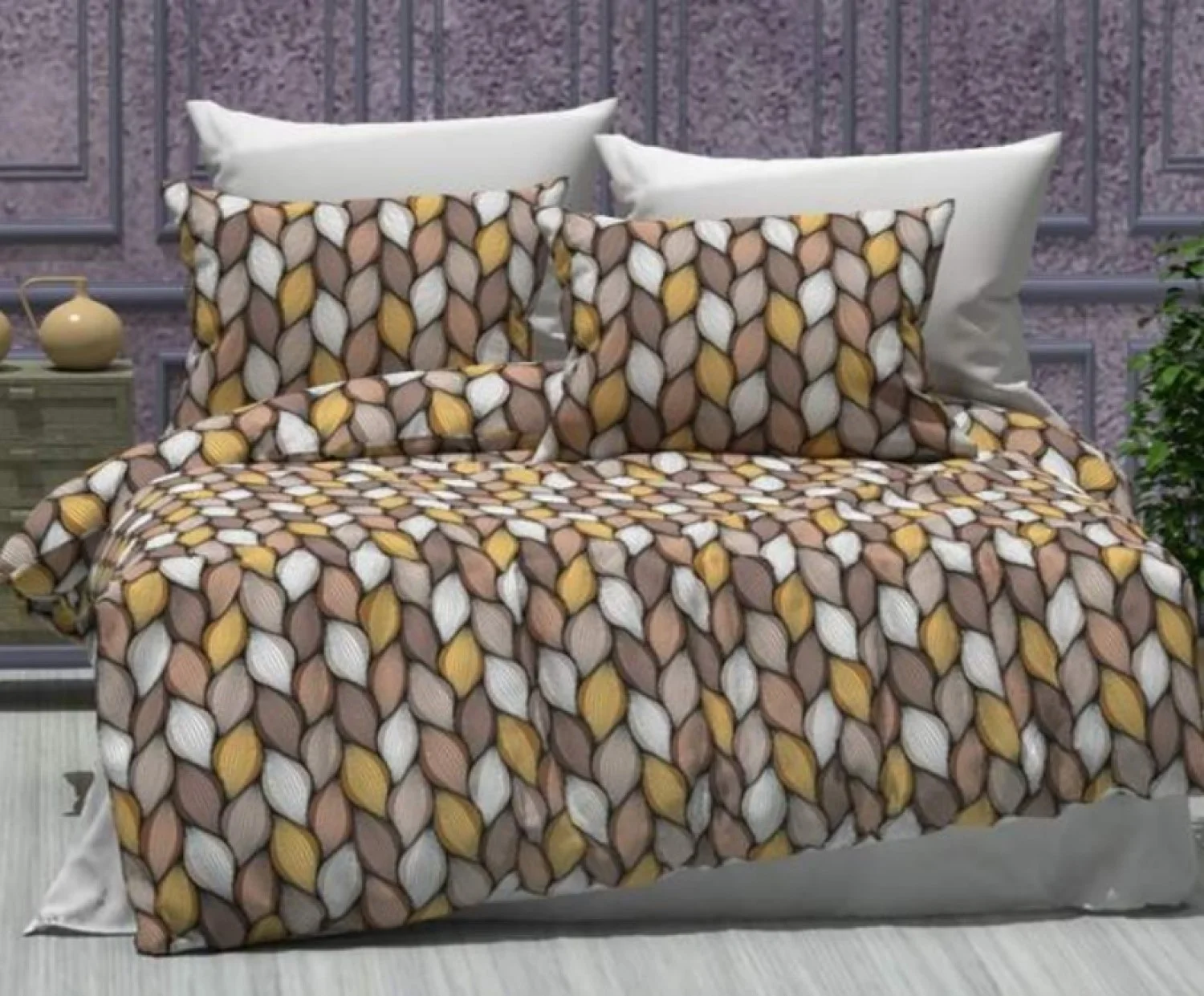 Φωτογραφία προϊόντος: MayHome Σετ Παπλωματοθήκη Polycotton Μονή (Π: 160cm x Μ: 240cm) - 2520926543 Γεωμετρικό