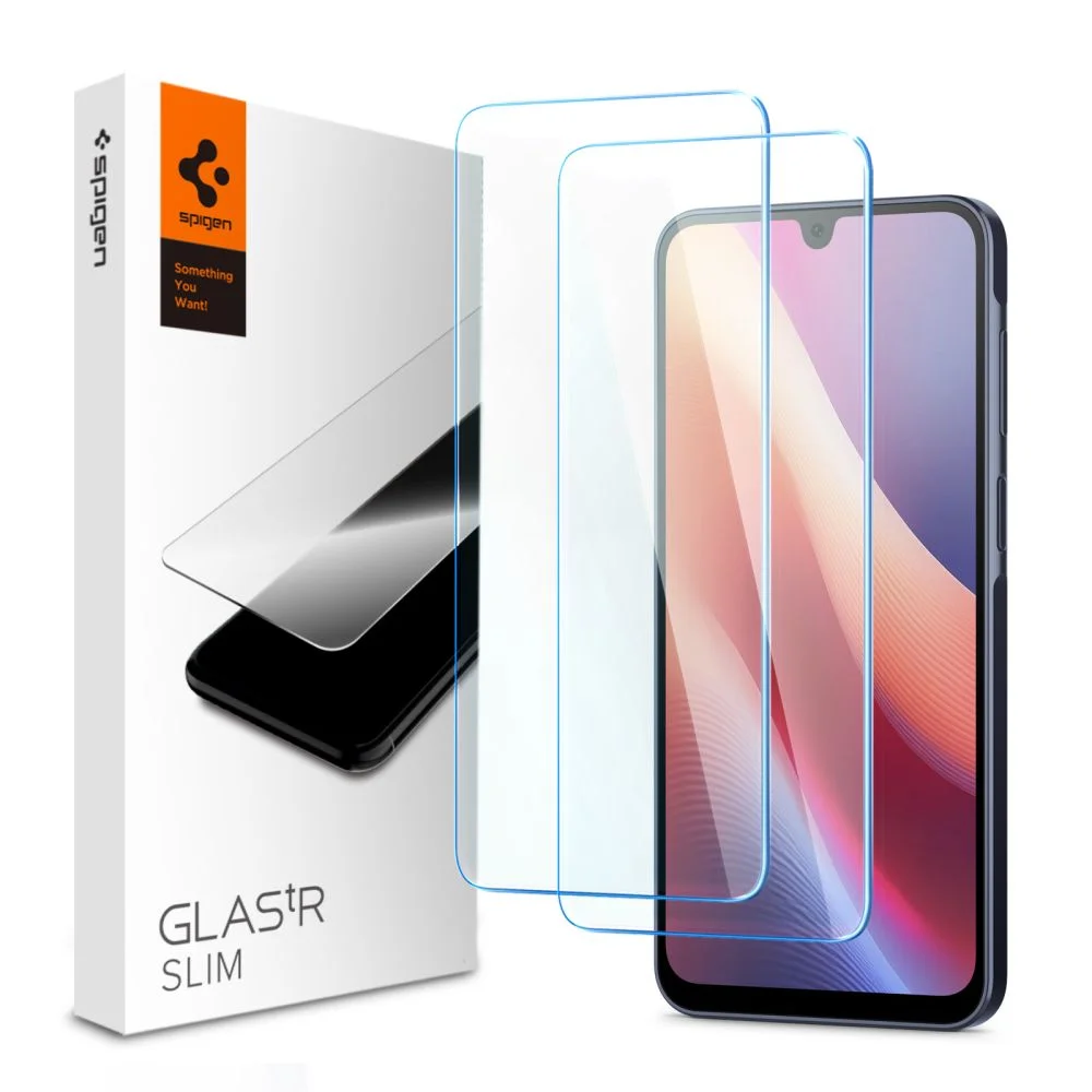Φωτογραφία προϊόντος: Spigen Glas.tR Slim Tempered Glass 2-Pack for Galaxy A16 4G / 5G / A26 5G / A17 4G / 5G Clear