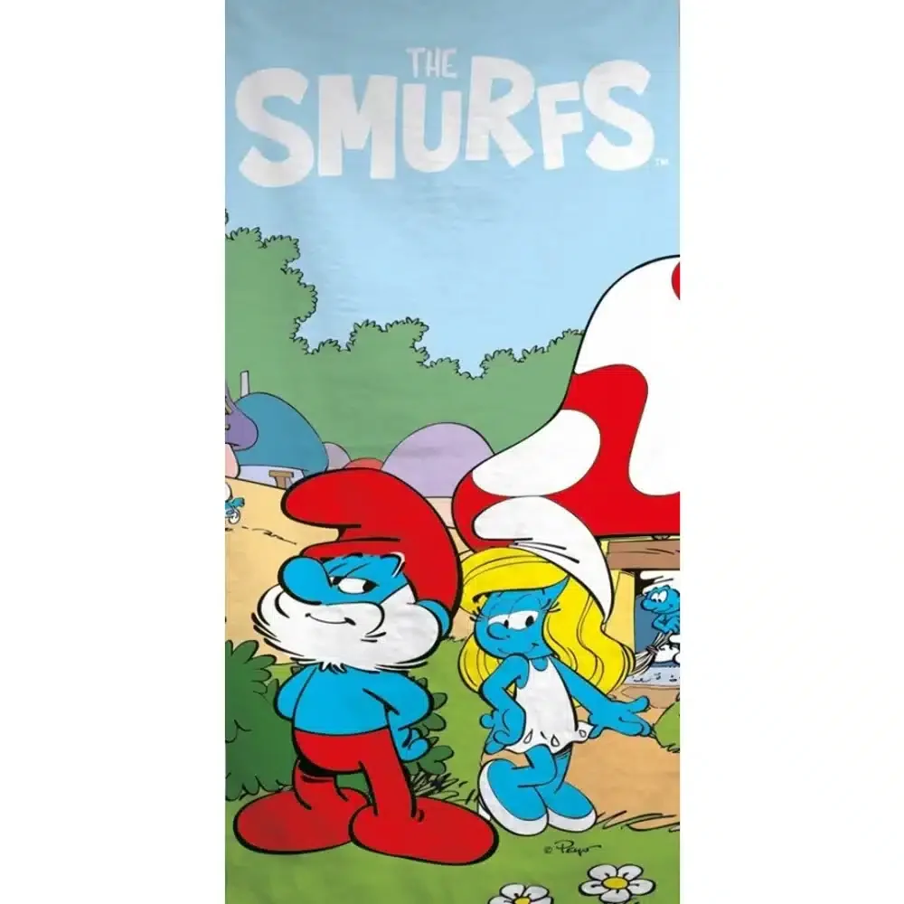 Φωτογραφία προϊόντος: BOREA Πετσέτα Θαλάσσης Microfiber Smurfs