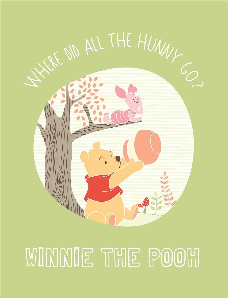 Φωτογραφία προϊόντος: DISNEY DIMcol ΚΟΥΒΕΡΤΑ DISNEY WINNIE 01 HOME 110Χ140 Digital Print