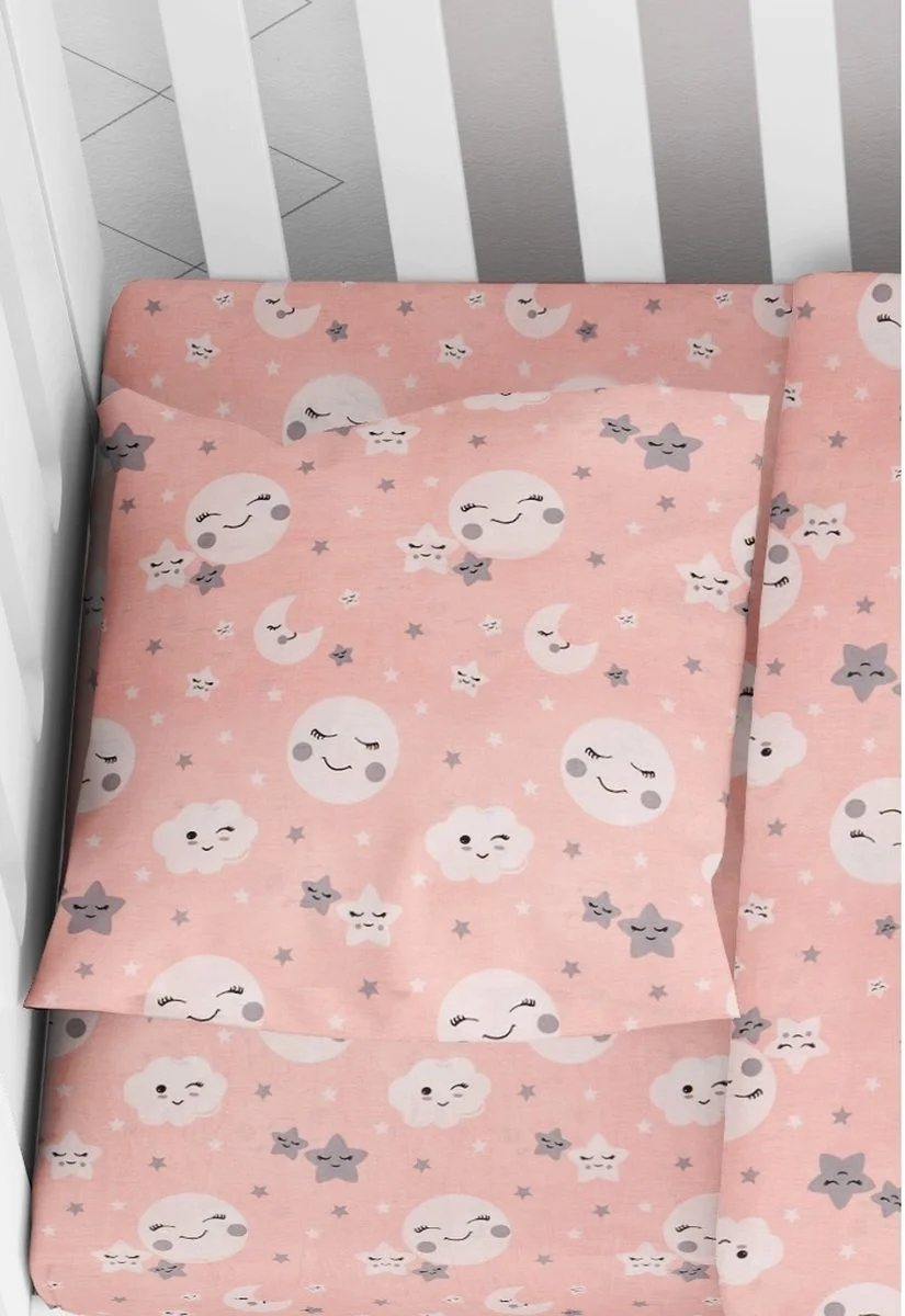 Φωτογραφία προϊόντος: DIMcol ΜΑΞΙΛΑΡΟΘΗΚΗ ΕΜΠΡΙΜΕ bebe Smile 82 35X45 Coral Cotton 100%