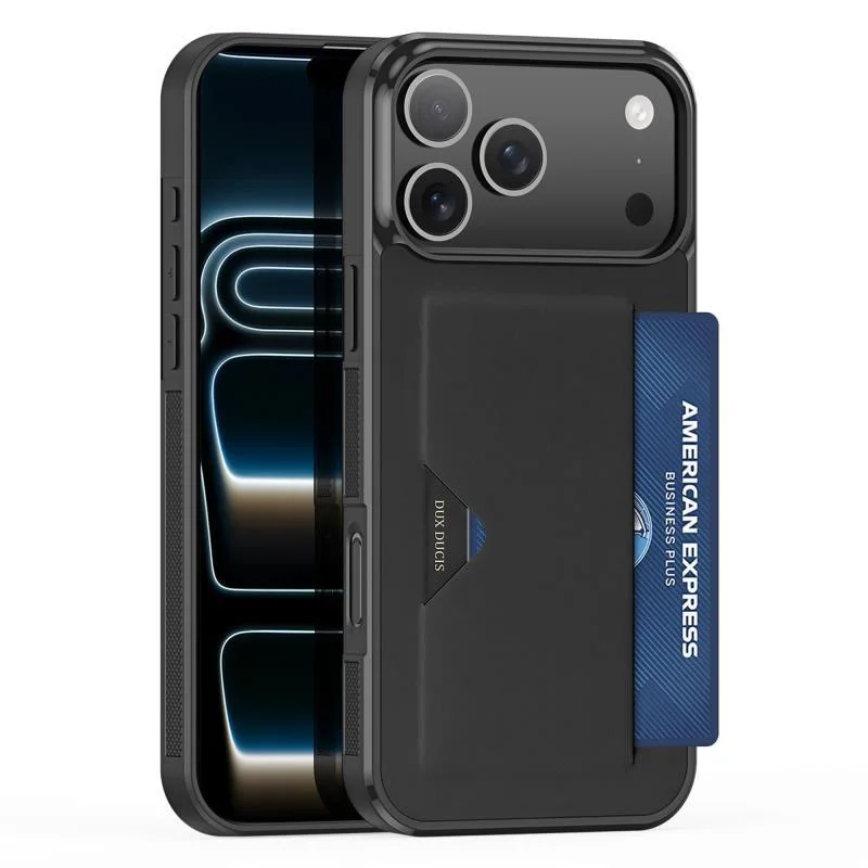 Φωτογραφία προϊόντος: Θήκη TPU PU & PC Dux Ducis Pocard Apple iPhone 17 Pro Μαύρο N69706