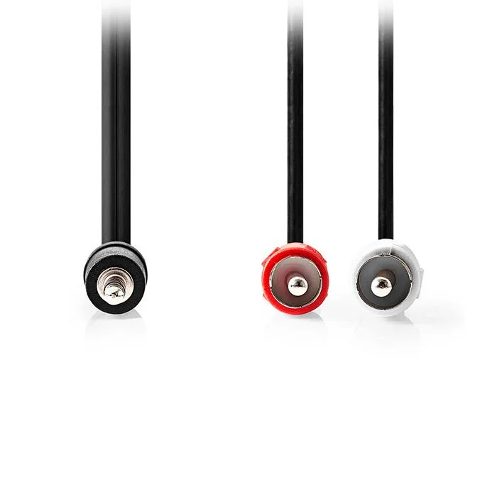 Φωτογραφία προϊόντος: NEDIS Καλώδιο 2x RCA αρσ. - 3.5mm Stereo αρσ., 15m.