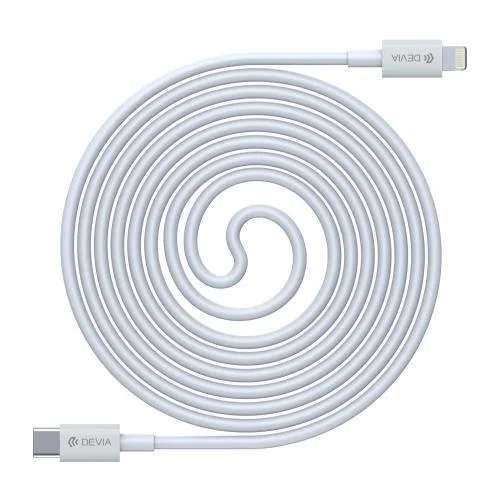 Φωτογραφία προϊόντος: Καλώδιο Σύνδεσης USB 2.0 Devia EC146 USB C σε Lightning PD 20W 1m Smart Λευκό N58995