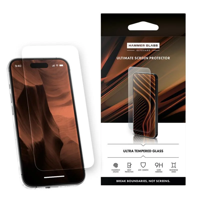 Φωτογραφία προϊόντος: Tempered Glass Hammer Glass Apple iPhone Air Ult Guard (1 τεμ.) N70157