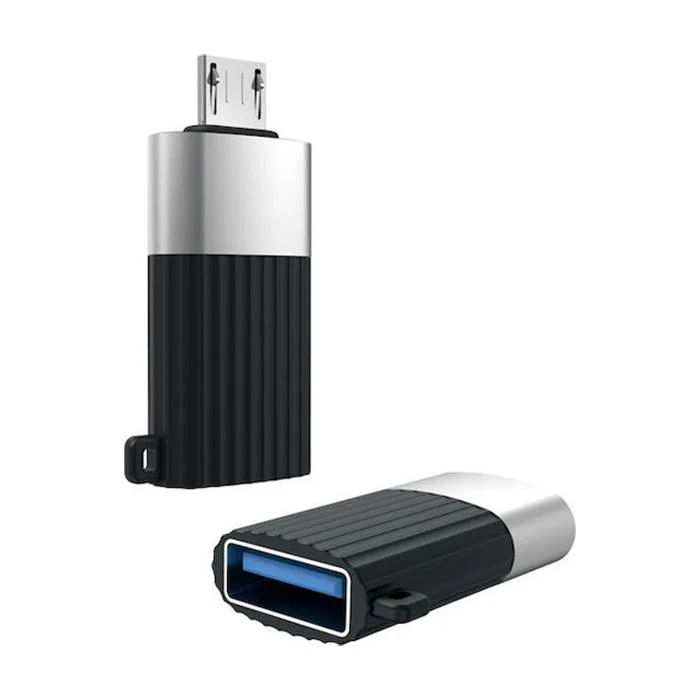 Φωτογραφία προϊόντος: XO Αντάπτορας USB High-Speed Α αρσ. - Micro USB αρσ., σε μαύρο χρώμα