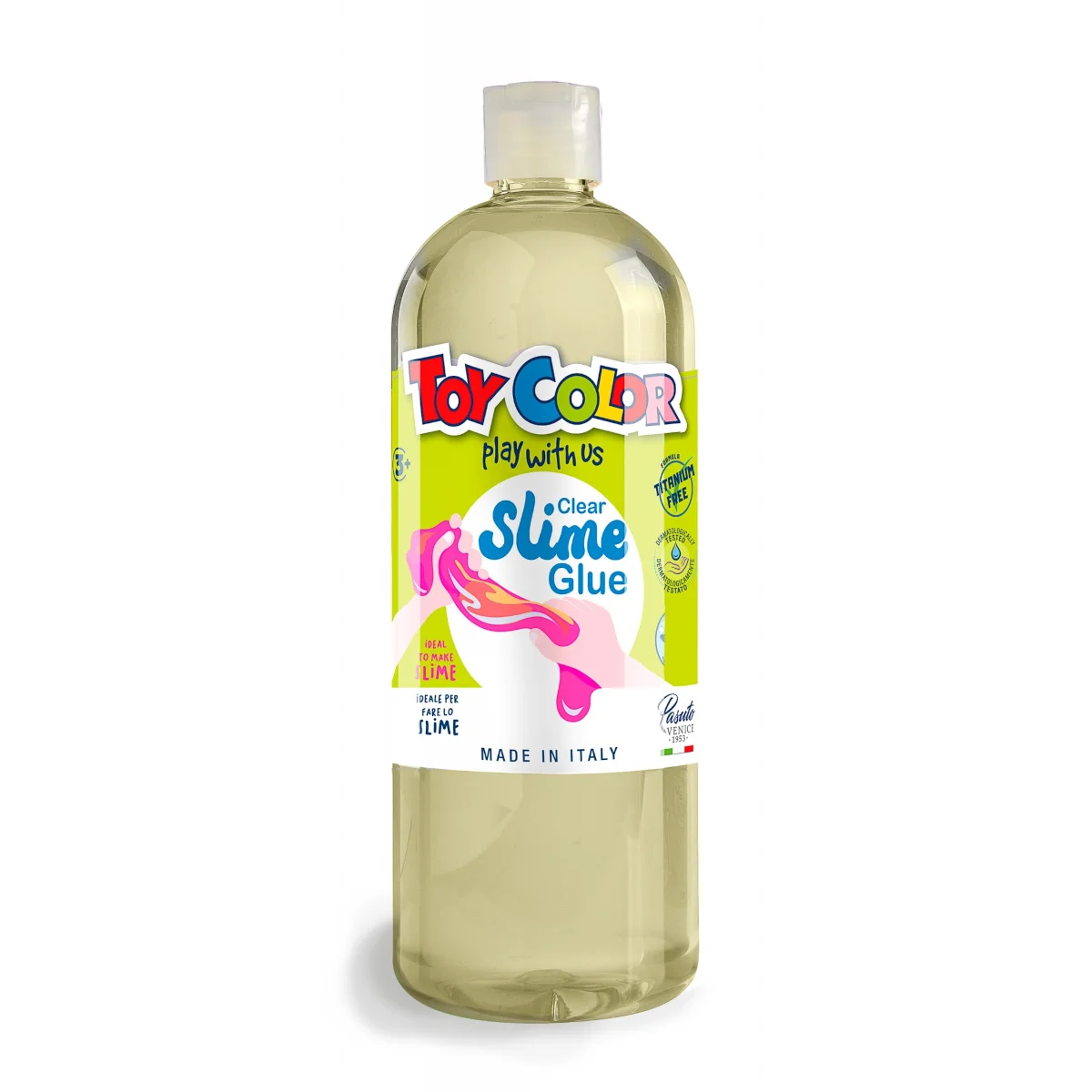 Φωτογραφία προϊόντος: TOY COLOR ΚΟΛΛΑ SLIME 1000ml PRIMARY ΔΙΑΦΑΝΟ