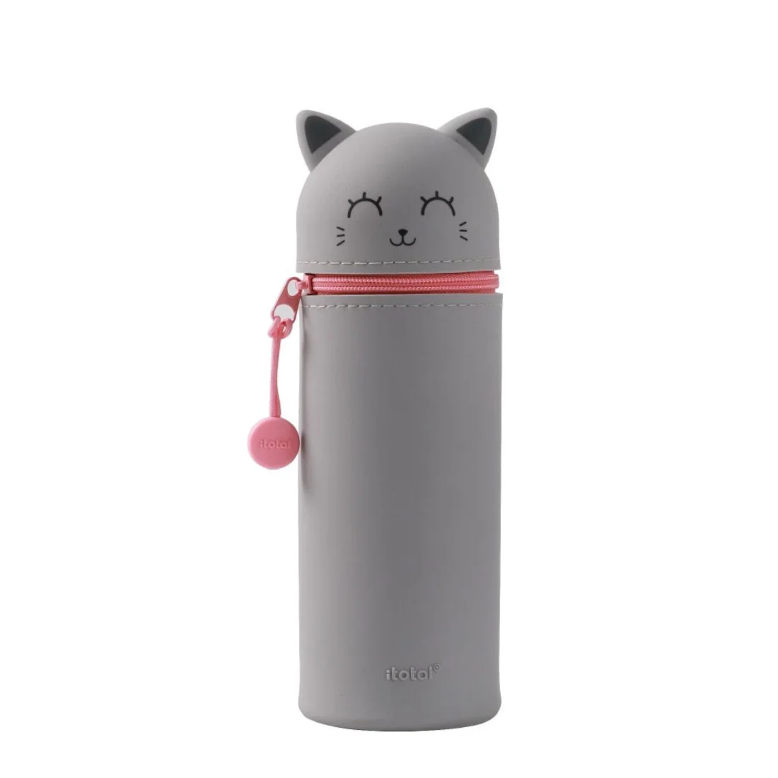 Φωτογραφία προϊόντος: i-TOTAL ΚΑΣΕΤΙΝΑ TOTAL GIFT CUTE GREY CAT SILICON