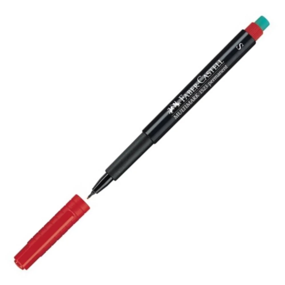 Φωτογραφία προϊόντος: Faber-Castell Ανεξίτηλος Μαρκαδόρος για CD/DVD S Κόκκινος