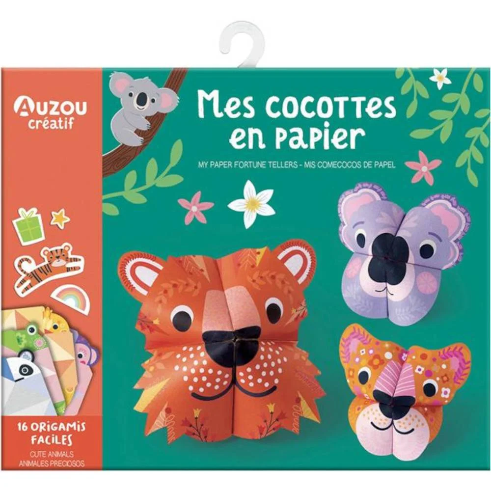Φωτογραφία προϊόντος: AUZOU AUZ-521215 My Activity Pouch - My Paper Fortune Tellers - Cute Animals