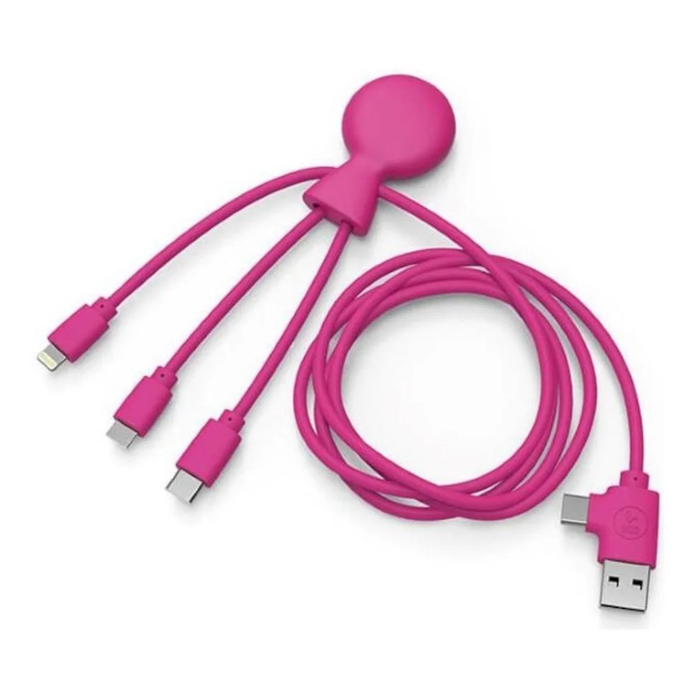 Φωτογραφία προϊόντος: XOOPAR MR.BIO LONG ECO FRIENDLY MULTI USB CABLE 1.0m PINK
