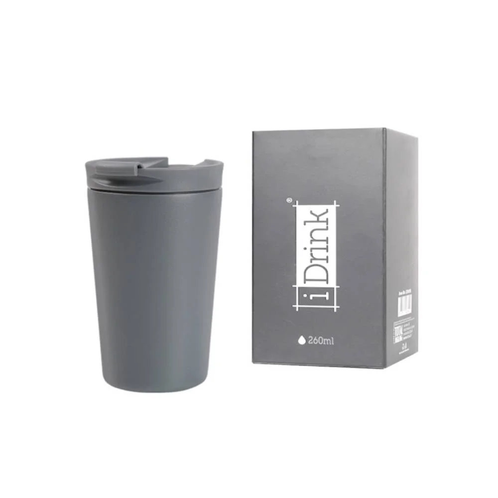 Φωτογραφία προϊόντος: TOTAL GIFT ΚΟΥΠΑ i DRINK ID0236 TRAVEL MUG 260ml GREY