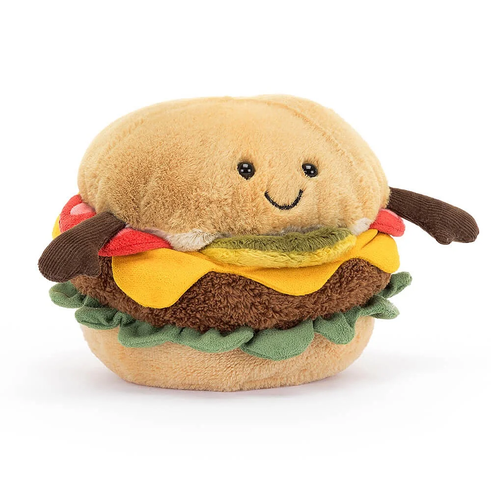 Φωτογραφία προϊόντος: A2BU Λούτρινο Jellycat Amuseable Burger 12x12cm