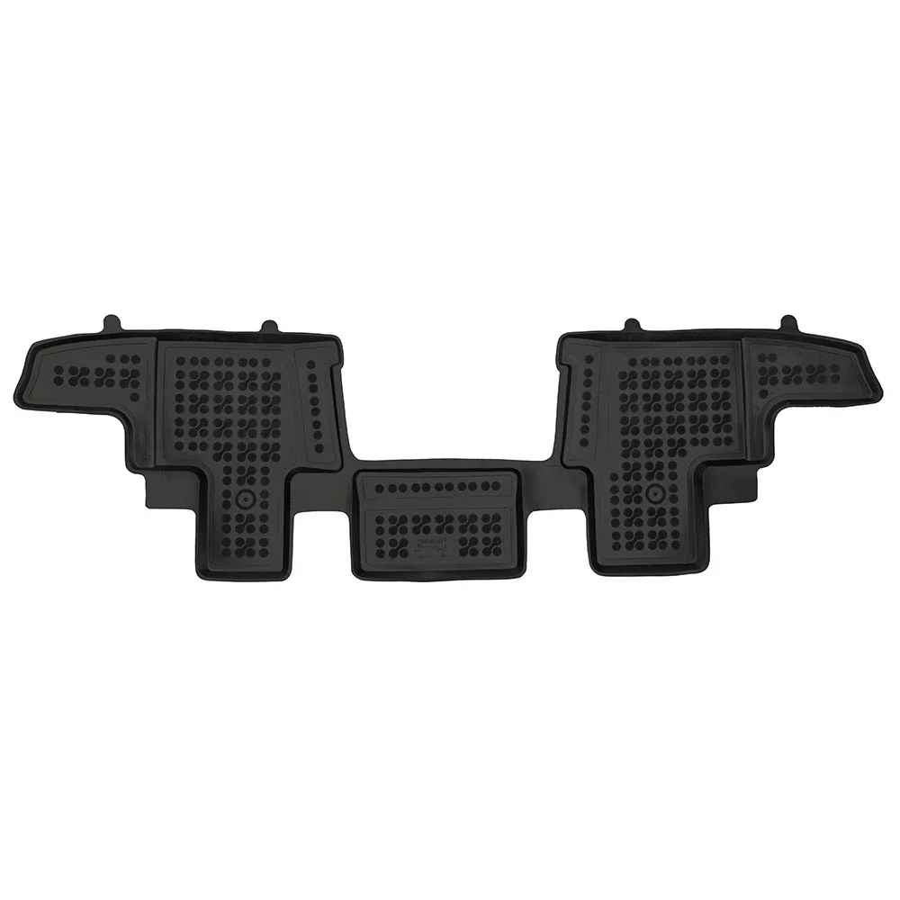 Φωτογραφία προϊόντος: Renault Trafic (2021+) middle for 3 passenger, with air vents in the floor, doors opening to both sides, fixed seats (not sliding) λαστιχένια μαύρα πατάκια σκαφάκια Rezaw Plast - 1