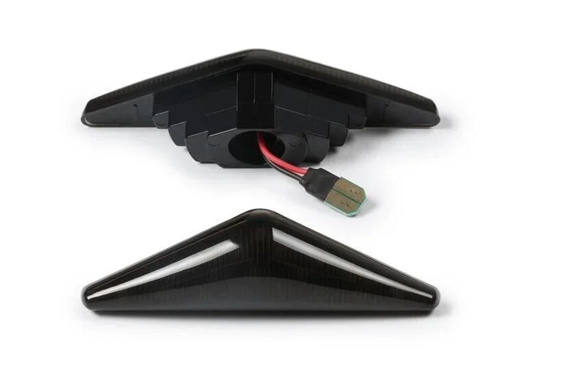 Φωτογραφία προϊόντος: OEM Led φλας φτερού για Ford Focus (98-04) / Mondeo (00-07) - φιμέ με τρεχούμενο φλας - σετ 2τμχ