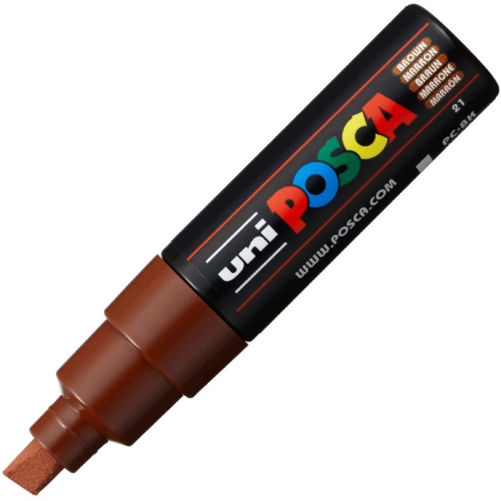 Φωτογραφία προϊόντος: Uni-Posca Μαρκαδόρος Posca PC-8K Brown Uni-Ball