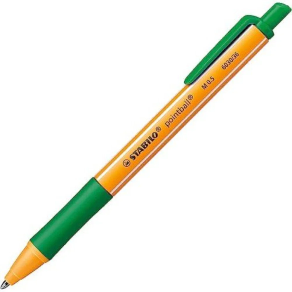 Φωτογραφία προϊόντος: 6030/36 Stabilo Στυλό Ballpoint 0.5mm Πράσινο Μελάνι