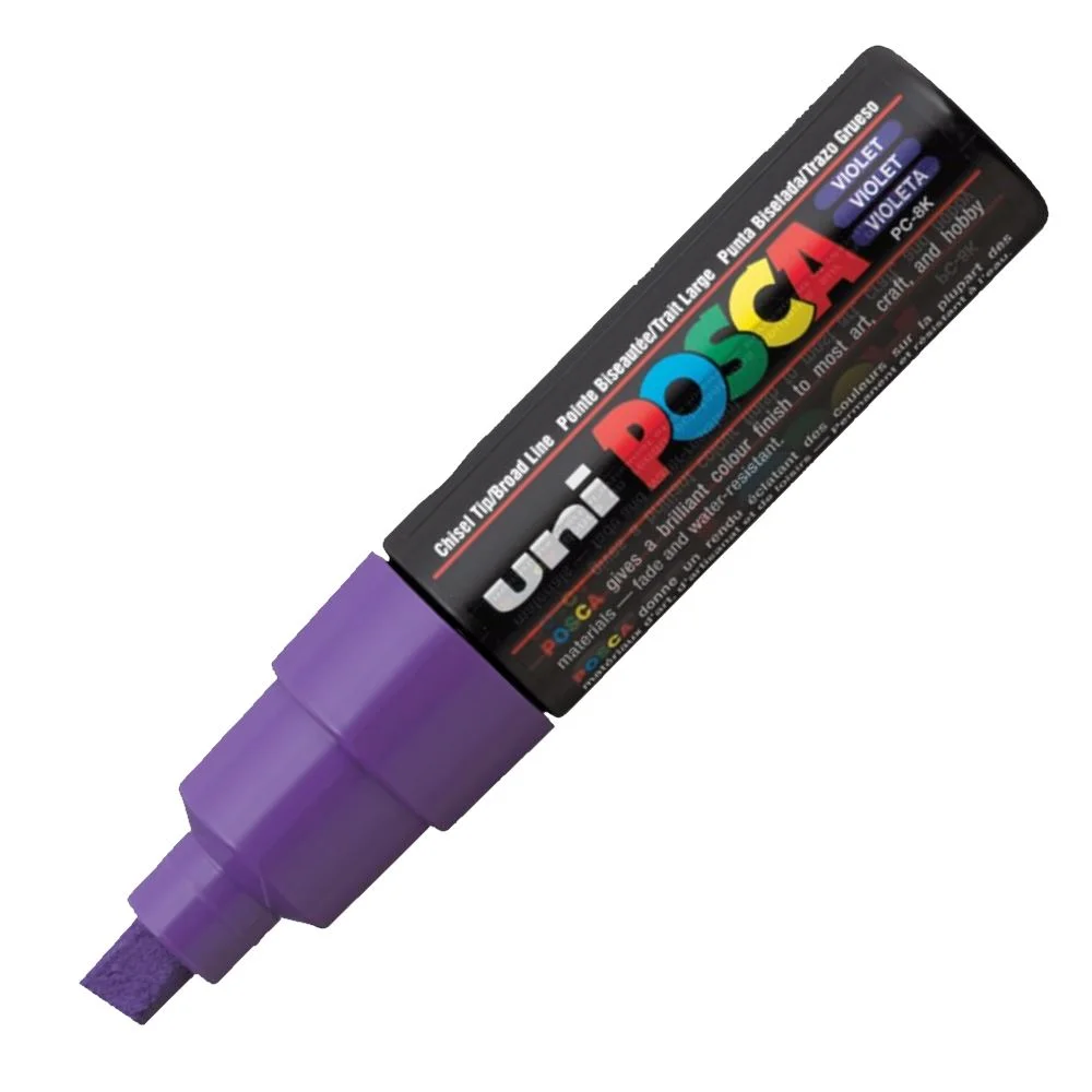 Φωτογραφία προϊόντος: Uni-Posca Μαρκαδόρος Posca PC-8K Violet Uni-Ball