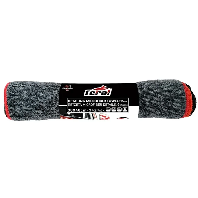Φωτογραφία προϊόντος: Πετσέτα Microfiber Feral Detailing Pro 30x40cm ρολό 3 τεμαχίων
